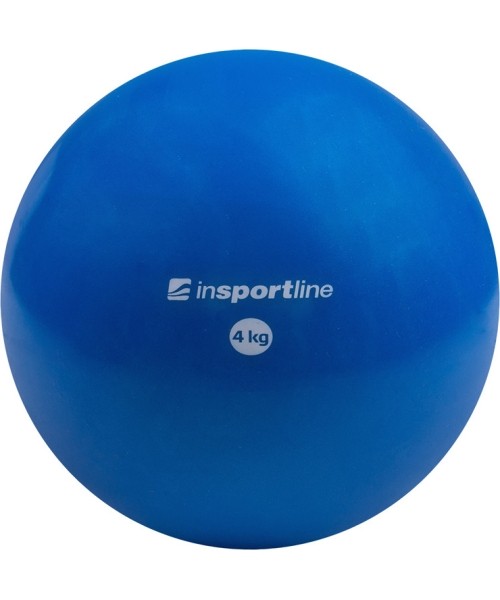 Yoga Balls inSPORTline: Minkštas jogos pasunkintas kamuoliukas inSPORTline 4kg