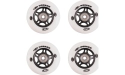 Set 4 pcs – Wheels 64mm and Bearing ABEC-5 carbon