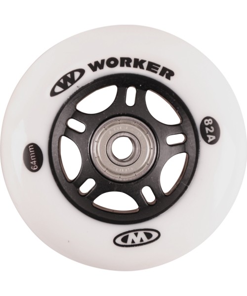 Set 4 pcs – Wheels 64mm and Bearing ABEC-5 carbon
