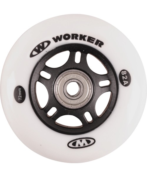 Komplekt 4 tk – rattad 72 mm ja laagrid ABEC-7, kroom