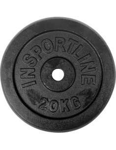 Terasest raskusketas kangile inSPORTline 30 mm 20 kg