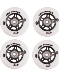 Rataste komplekt 4 tk – 76 mm ABEC-7 laagritega, kroom