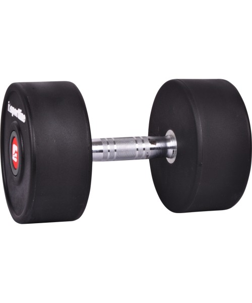 Kummkattega hantlid inSPORTline: Gumuotas hantelis inSPORTline PRO 34kg