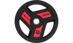 Rubber-Coated Olympic Weight Plate inSPORTline Herk OL 25 kg
