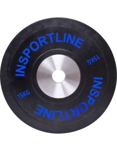 Rubber Weight Plate inSPORTline Bumper Plate 15 kg