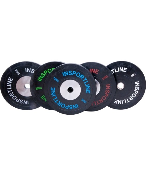 Rubber Weight Plate inSPORTline Bumper Plate 20 kg