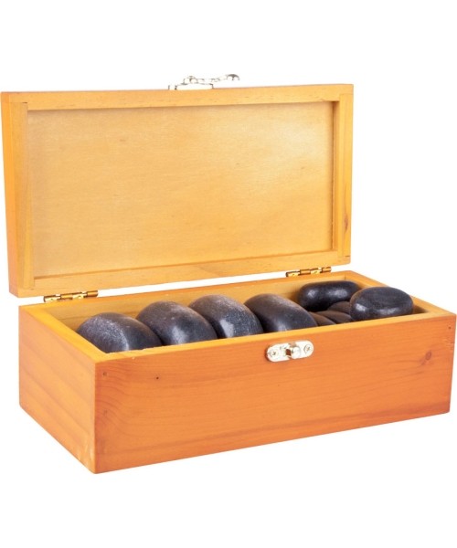 Lava massage stone set inSPORTline Basalt Stone 20pcs.