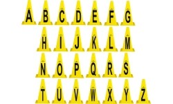 Plastic Cones inSPORTline Alphabet 23cm