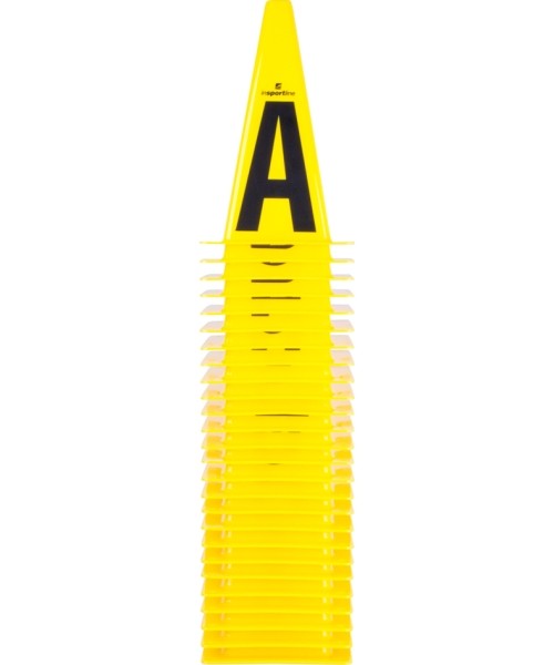 Plastic Cones inSPORTline Alphabet 23cm