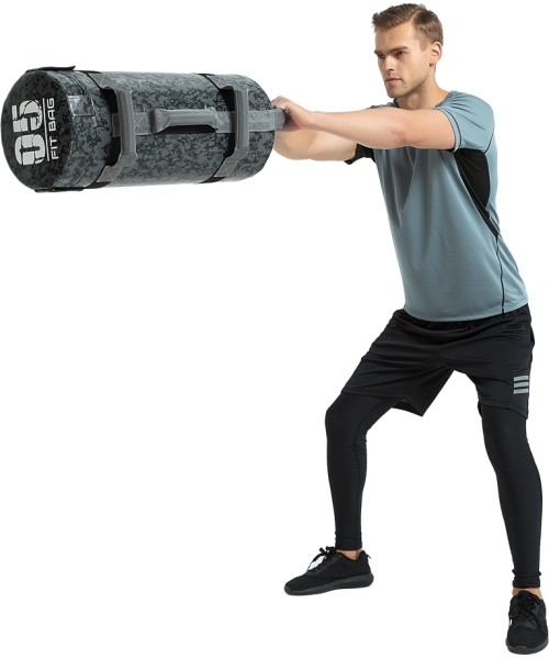 Jõukott käepidemetega inSPORTline FitBag Camu 25kg