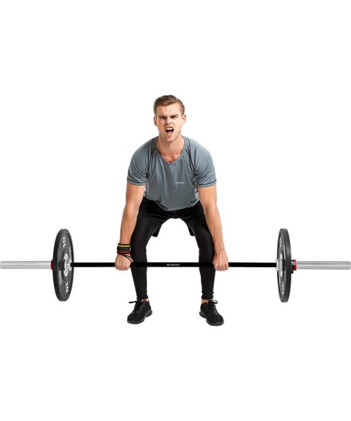 50 mm olümpiaraskus laagritega, mis sobib 220 cm viskamiseks (koormus kuni 450 kg) inSPORTline OB-86 MTBH4