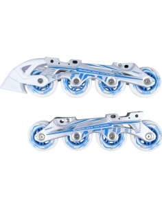 Worker Action Frio, Patino, Nobes, Nubila Alu White roller skate chassis