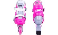 Children’s Rollerblading Set WORKER Polly LED – with Light-Up Wheels