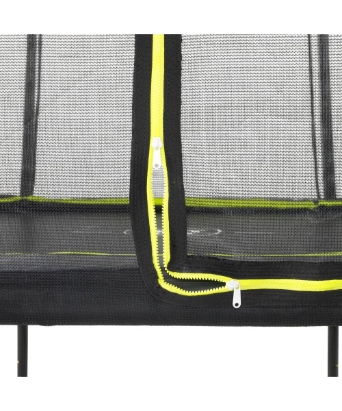 EXIT Silhouette trampoline ø244cm - black Outdoor Round Coil spring Above ground trampoline