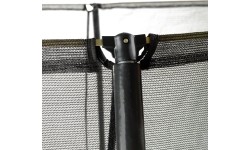 EXIT Silhouette trampoline ø244cm - black Outdoor Round Coil spring Above ground trampoline