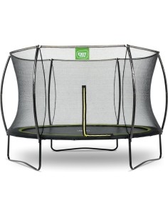 EXIT Silhouette trampoline ø305cm - black Outdoor Round Coil spring Above ground trampoline