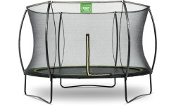 EXIT Silhouette trampoline ø305cm - black Outdoor Round Coil spring Above ground trampoline