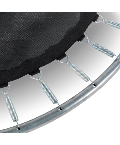 EXIT Silhouette trampoline ø305cm - black Outdoor Round Coil spring Above ground trampoline
