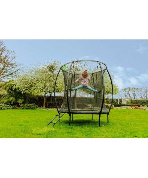 EXIT Silhouette trampoline ø183cm - green Outdoor Round Coil spring Above ground trampoline