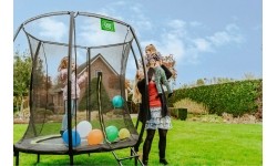EXIT Silhouette trampoline ø183cm - green Outdoor Round Coil spring Above ground trampoline