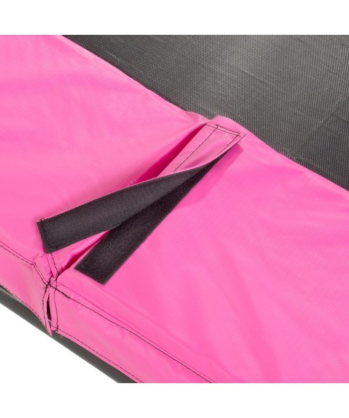 EXIT Silhouette trampoline ø244cm - pink Outdoor Round Coil spring Above ground trampoline