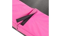 EXIT Silhouette trampoline ø244cm - pink Outdoor Round Coil spring Above ground trampoline