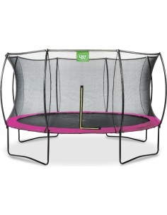 EXIT Silhouette trampoline ø366cm - pink Outdoor Round Coil spring Above ground trampoline