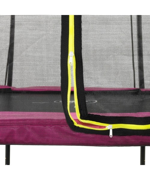 EXIT Silhouette trampoline ø427cm - pink Outdoor Round Coil spring Above ground trampoline