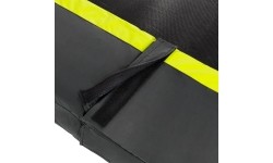 EXIT Silhouette ground trampoline ø427cm with safety net - black Outdoor Round Coil spring Sunken trampoline