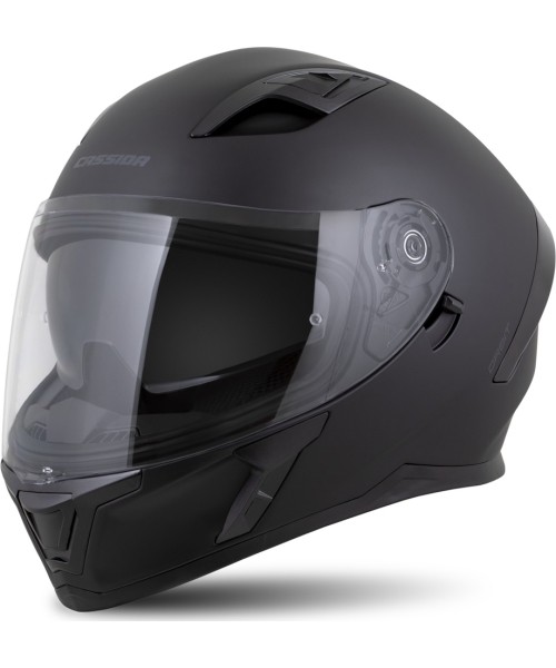 Täieliku näoga kiivrid Cassida: Motociklininko šalmas Cassida Orbit Solid Matte Black/Black