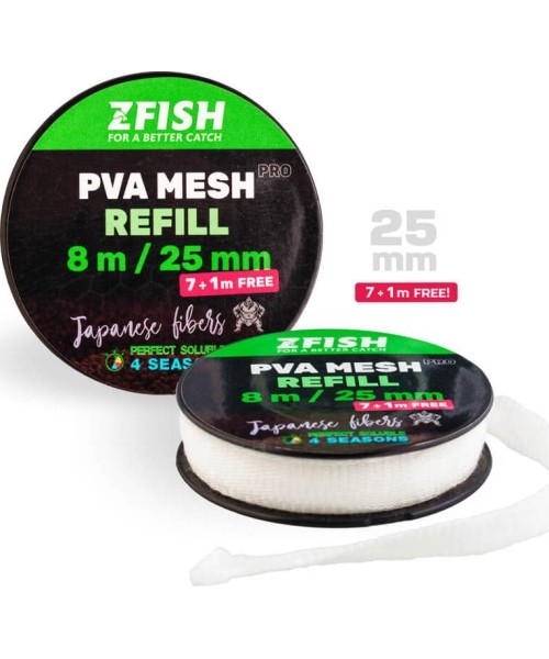 ZFISH PVA PRO Refill 25 mm/7 + 1 m FREE!