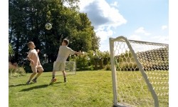 EXIT Scala aluminium football goal 120x80cm - white
