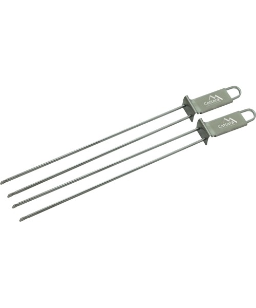 Grill skewers double, 32 cm, set of 2