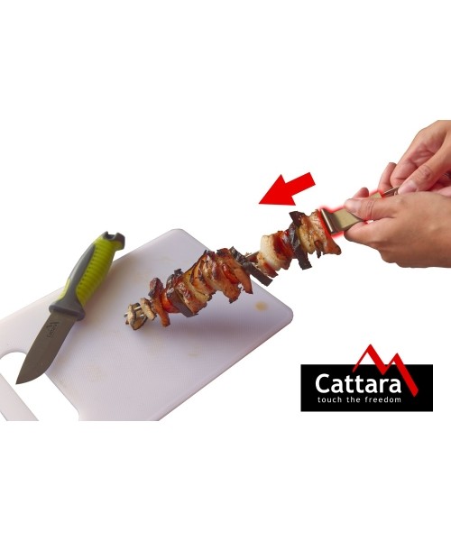 Grill skewers double, 32 cm, set of 2