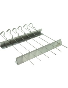 Grillikomplekt vardastele, suur, 43 cm, 6 tk