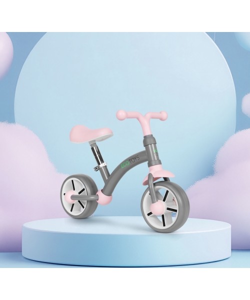 Children's cross-country bicycle EVA wheels saddle adjustment grey ECOTOYS