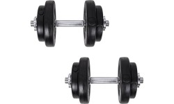 Kang- ja hantlikomplekt inSPORTline BS08 3-50 kg