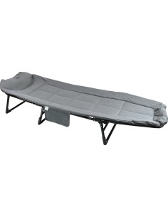 Folding camping couch SOFA grey reclining