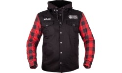 Chopper Jacket W-TEC Black Heart Ruffster - Black-red