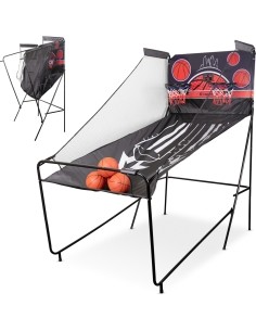 Double Basketball Set w/ Scoreboard inSPORTline Calister