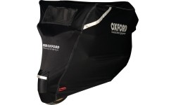 Outdoor Motorcycle Cover Oxford Protex Stretch w/ Climate Membrane S Black