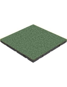 Rubber Tile Base Standard - Square, Green