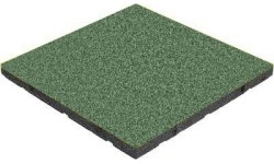 Rubber Tile Base Standard - Square, Green