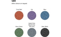 Rubber Tile Base Standard - Square, Green