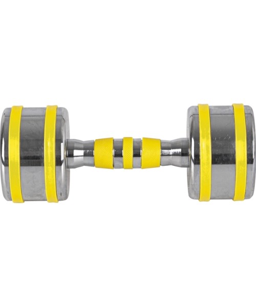 Chrome Dumbbell inSPORTline Yellsteel 7 kg