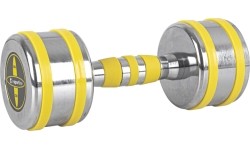 Kroomitud hantel inSPORTline Yellsteel 8 kg