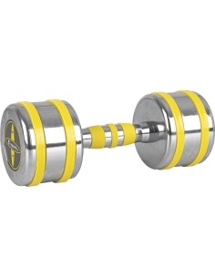 Chrome Dumbbell inSPORTline Yellsteel 9 kg