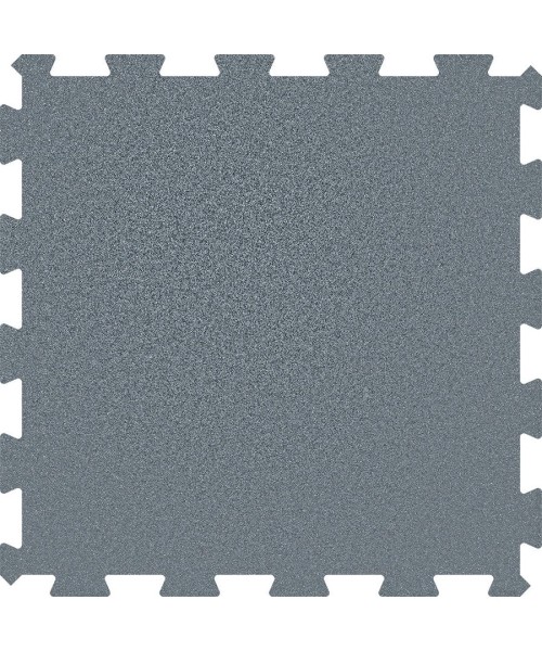Rubber Tile Base Premium - Puzzle, Grey