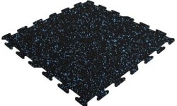 Kummist pusleplaat, must, mosaiik EPDM