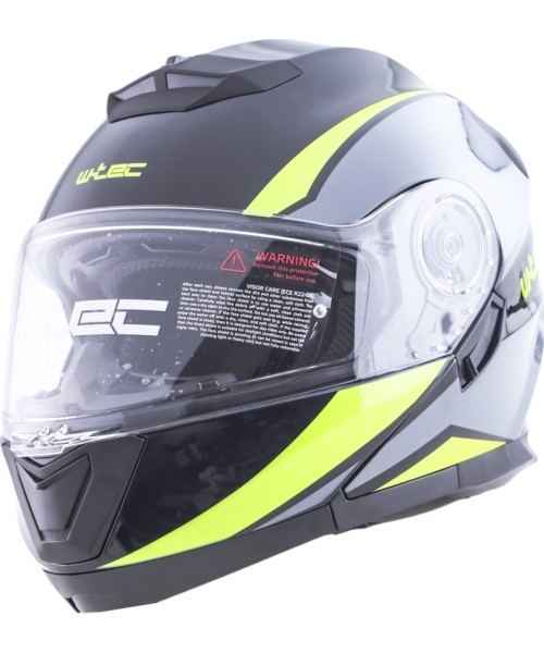 Modular Helmets W-TEC: Apverčiamas motociklininko šalmas W-TEC Banelmeda